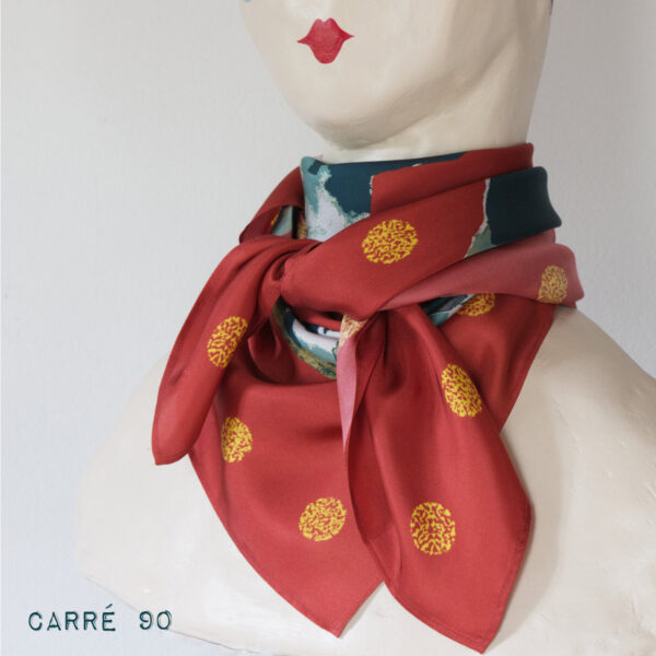 Foulard en soie – Georges Rouge