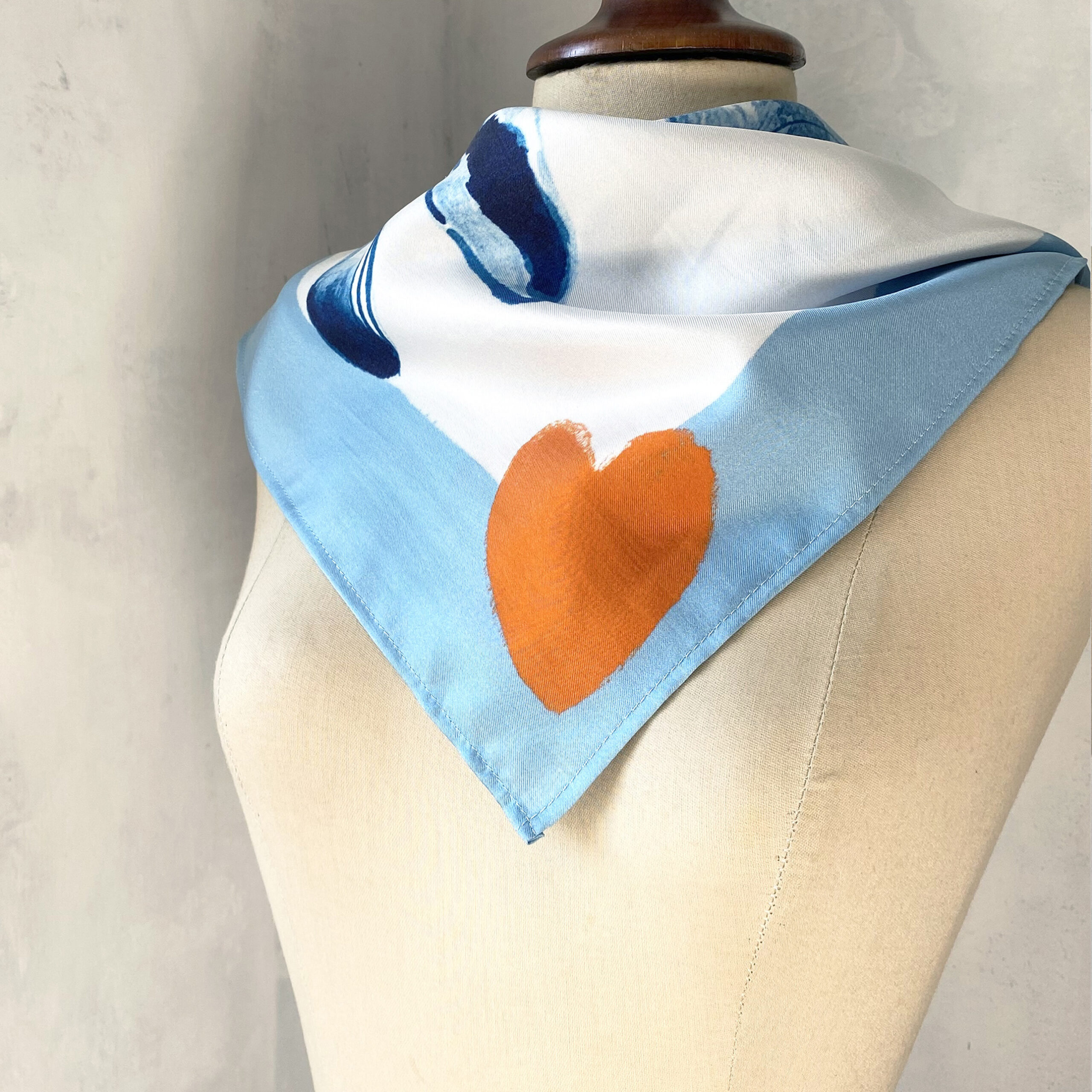 Foulard en soie – Les Lièvres – Édition limitée