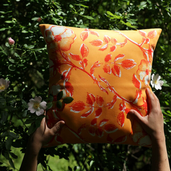Housse de coussin – Rosa canina
