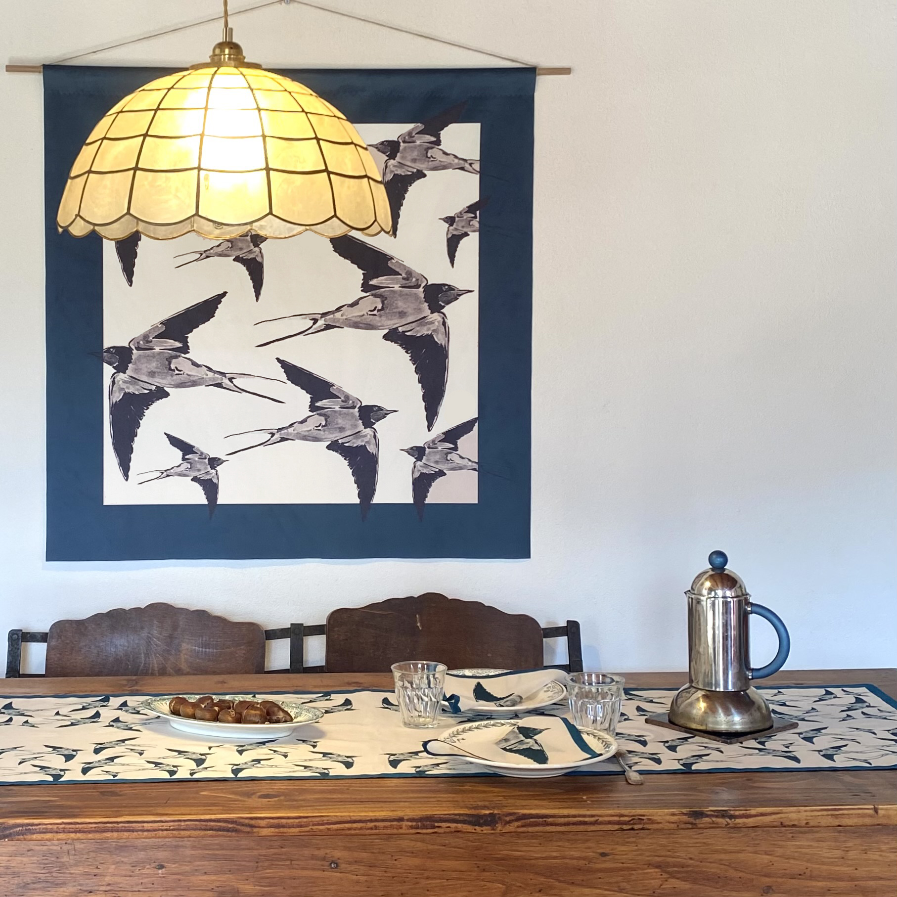 Tenture Les Hirondelles | Le Bestiaire