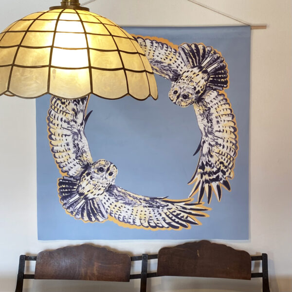 Tenture Murale – Les Chouettes