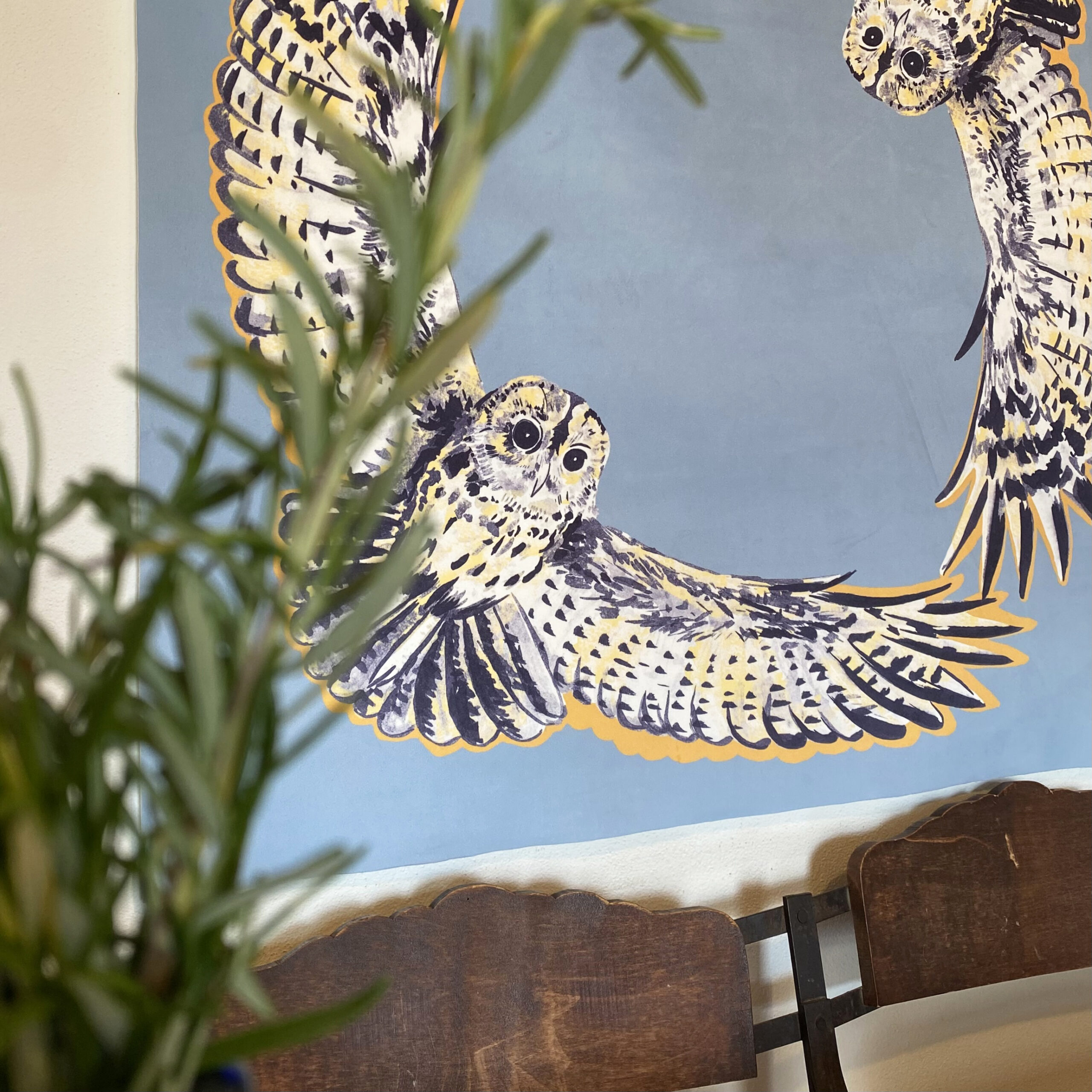 Tenture Les Chouettes | Le Bestiaire