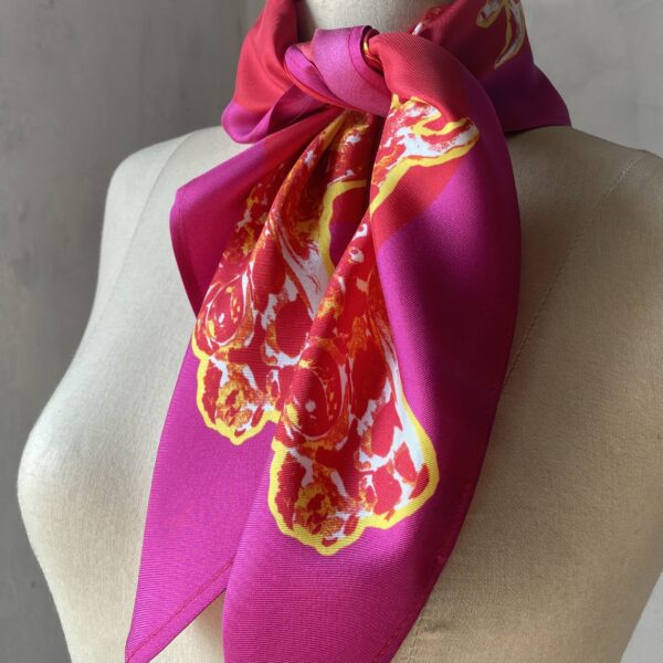 Foulard en soie – Les Crapauds