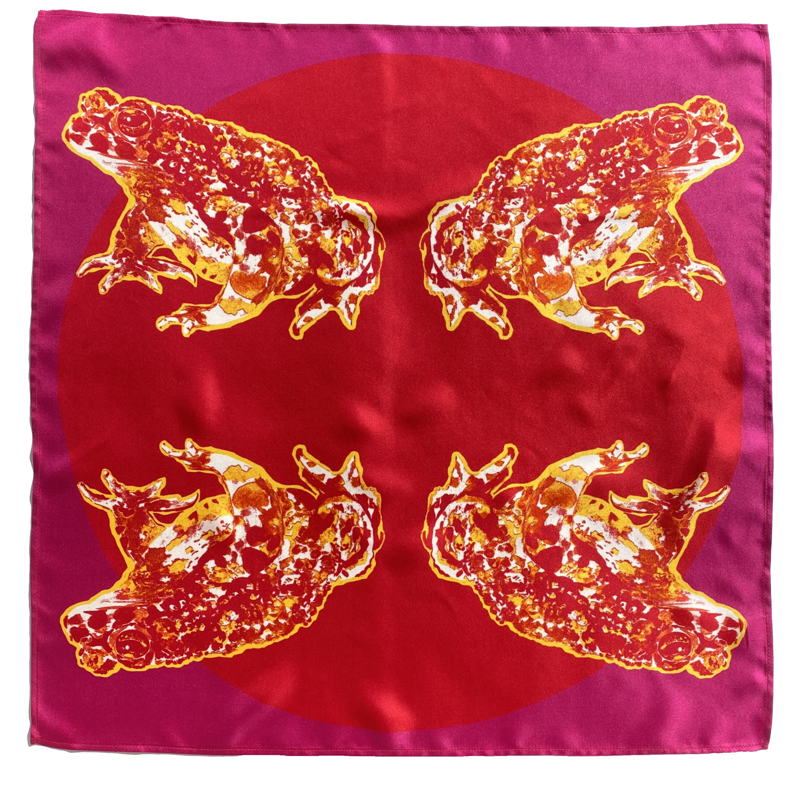 Foulard en soie | Les Crapauds