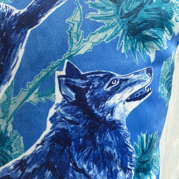 Housse de coussin – Les Loups Bleus