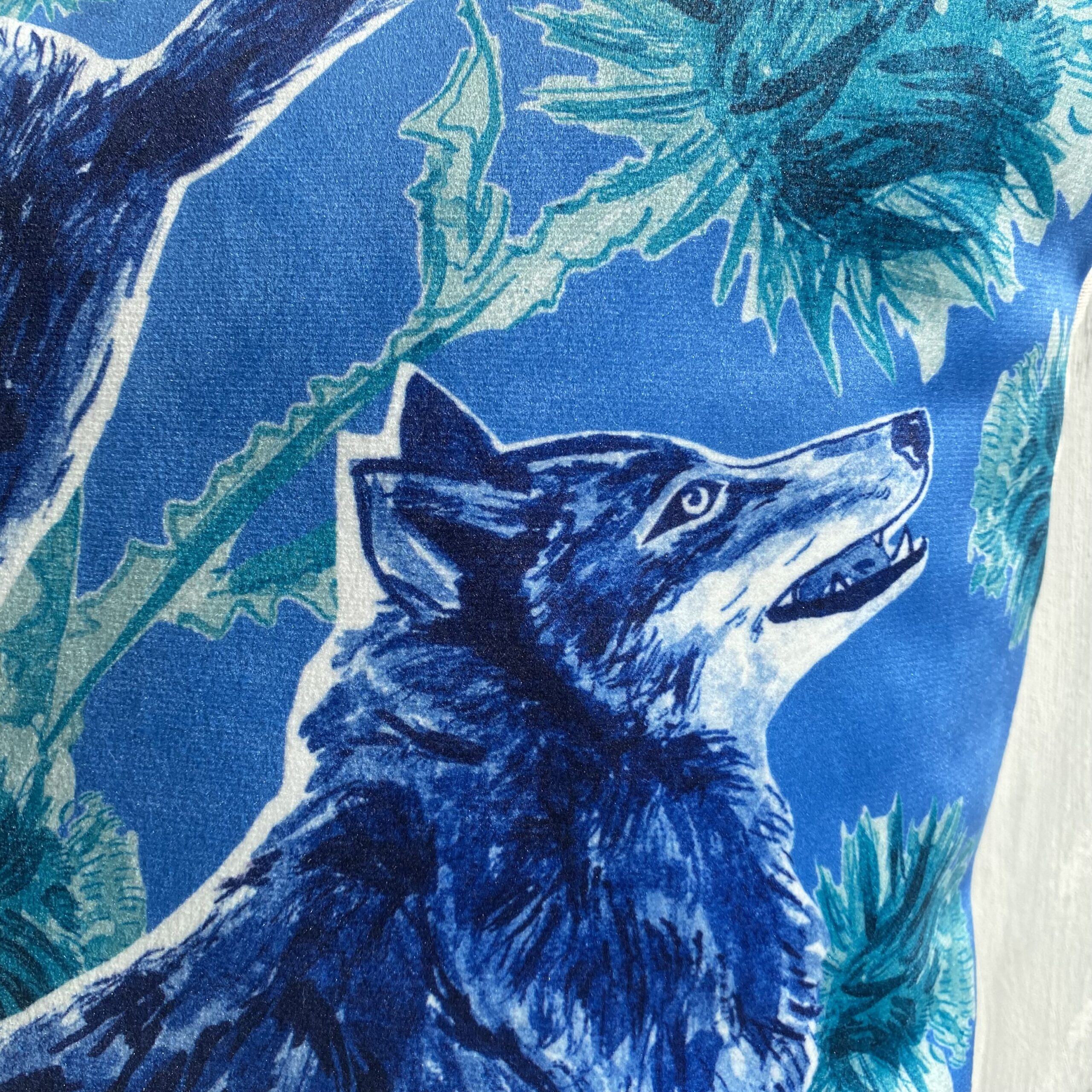 Housse de coussin Les Loups Bleus | Le Bestiaire