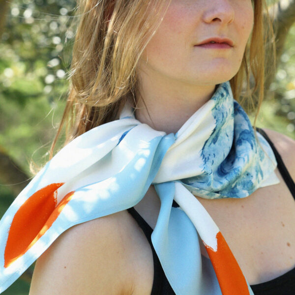 Foulard en soie – Les Lièvres