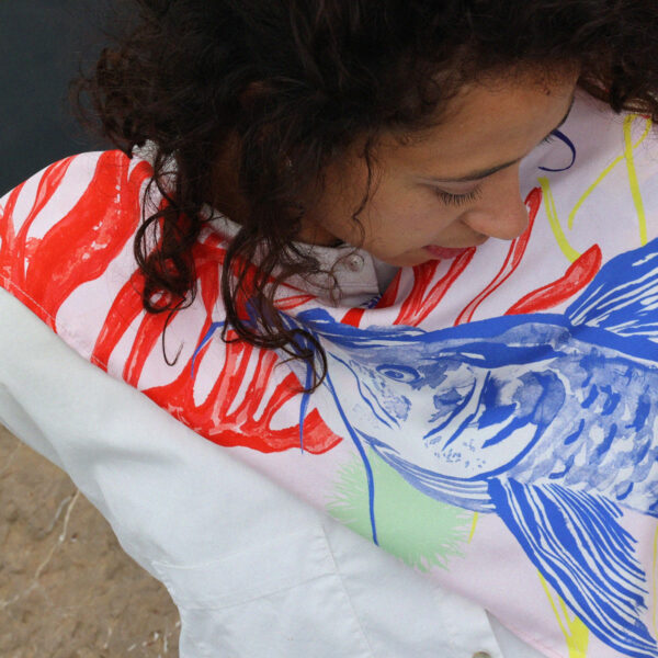 Foulard en soie – Fonds Marins