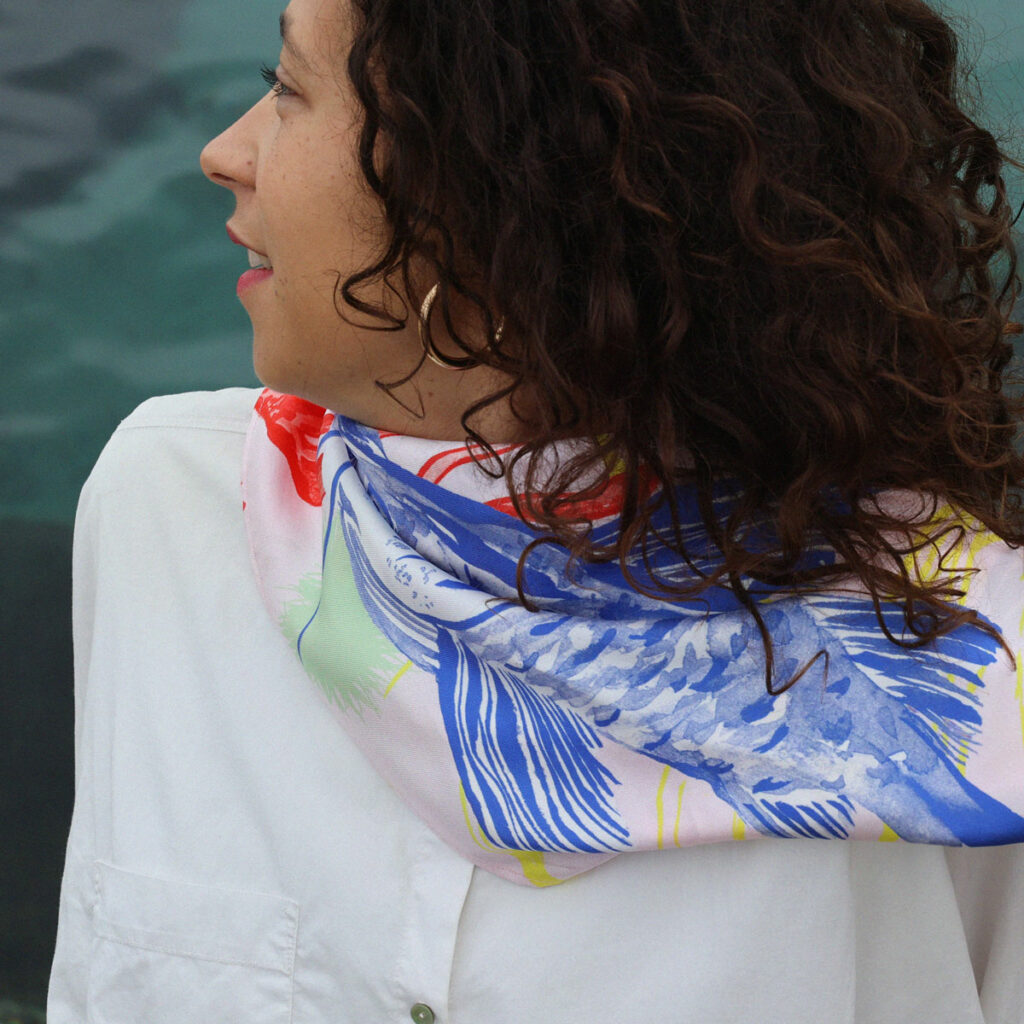 Foulard en soie | Le Bestiaire