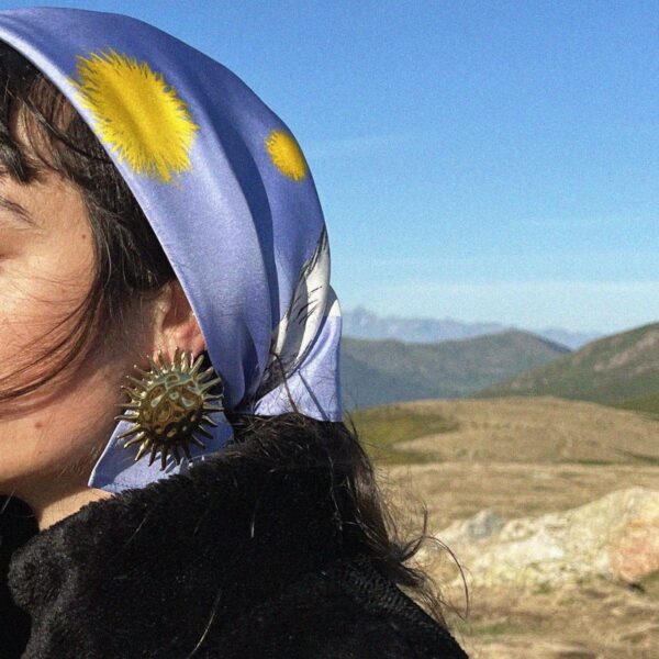 Foulard en soie – Sous les étoiles